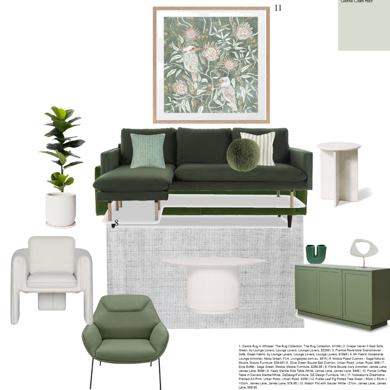 Living room Mod 9  v2 Mood Board by Efi Papasavva on Style Sourcebook