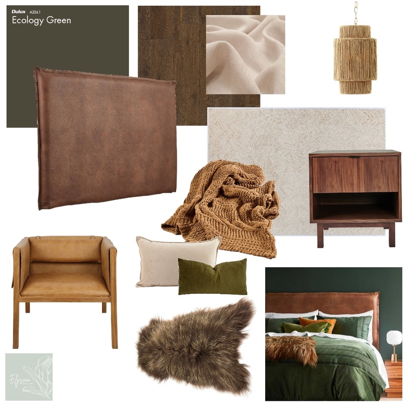 New bedroom design Mood Board by Elysian Interiors on Style Sourcebook