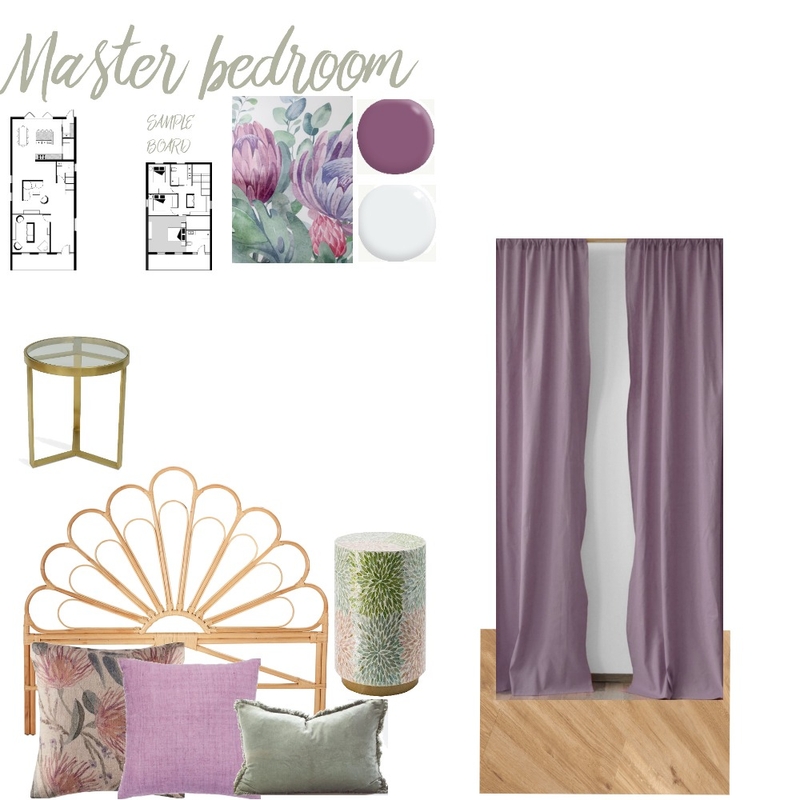 Master Bedroom Sample Board_3_ Mood Board by manu' on Style Sourcebook