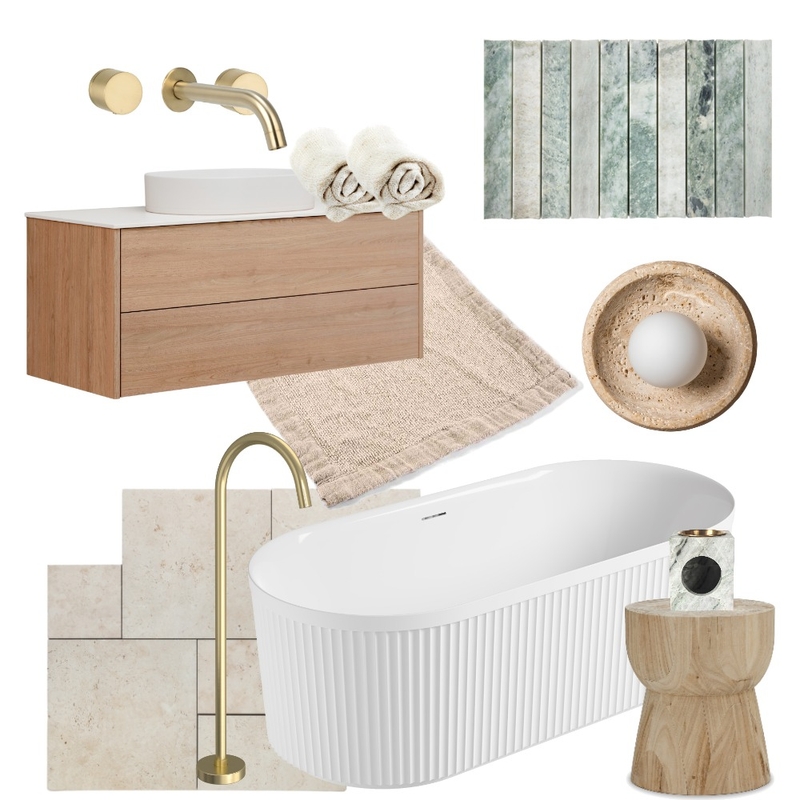 Texture - 2024 Interior Predictions Bathroom Mood Board by Studio McHugh on Style Sourcebook