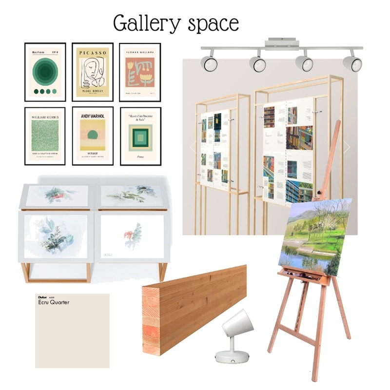Gallery Mood Board by jinnarintrus on Style Sourcebook