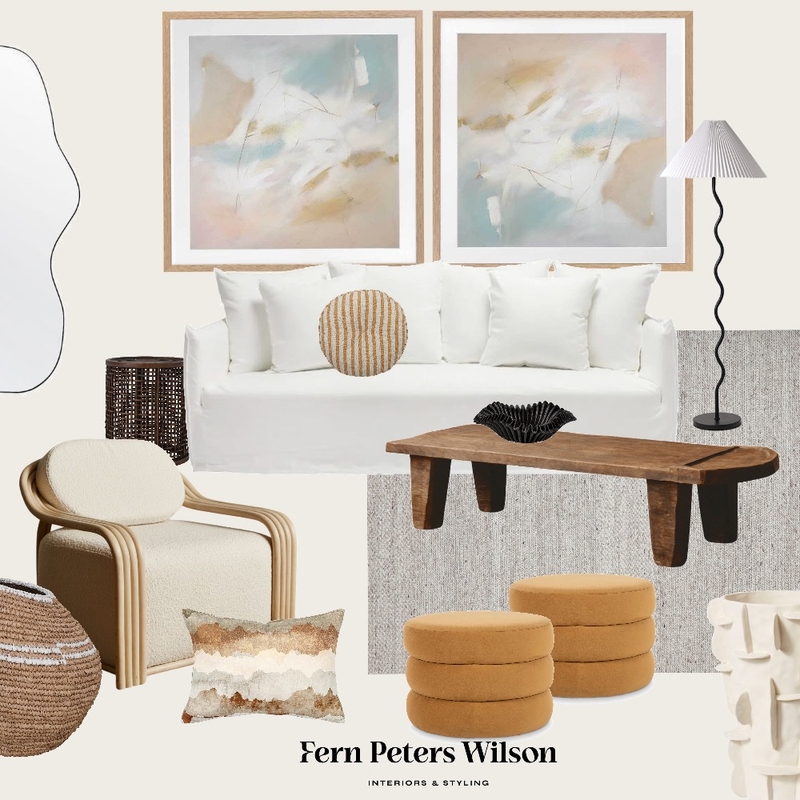 Sand Whipped Mood Board by Fern Peters-Wilson - Interior Design & Styling on Style Sourcebook