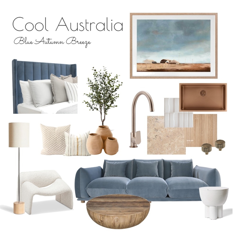 Blue Autumn Breeze Mood Board by Sharna Seymour on Style Sourcebook