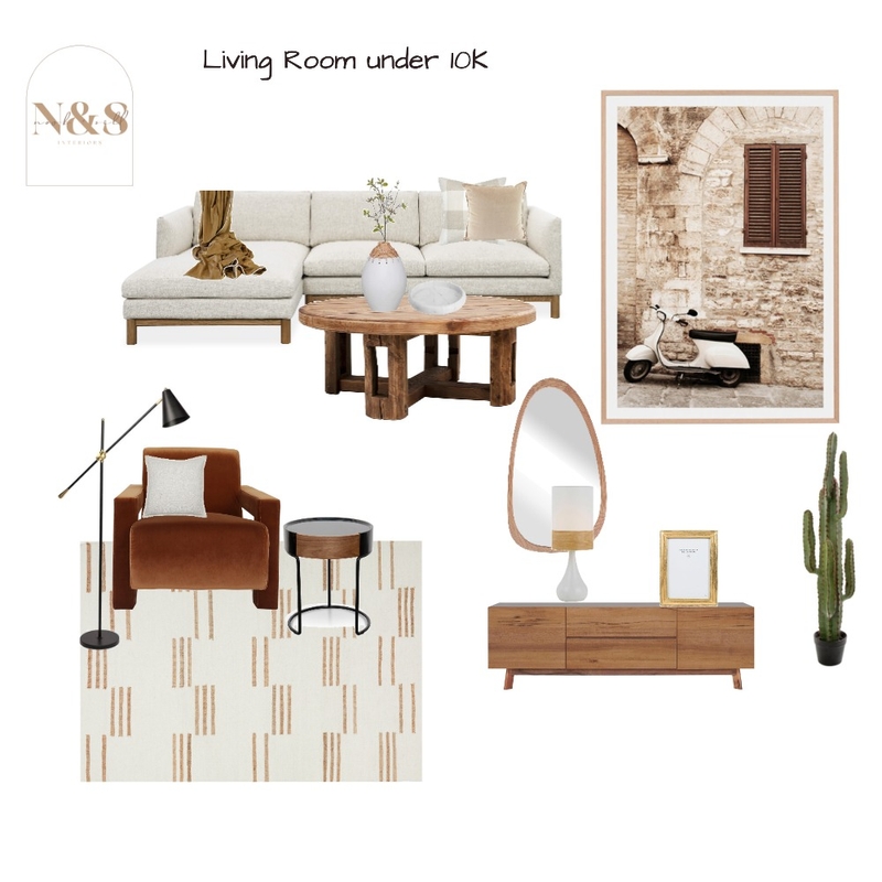 Under 10K Living Room Mood Board by Christina Gomersall on Style Sourcebook