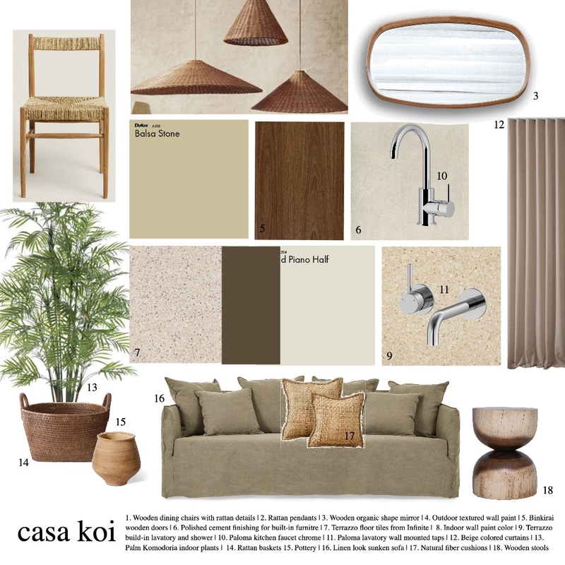 Casa Koi 2 Mood Board by mase on Style Sourcebook