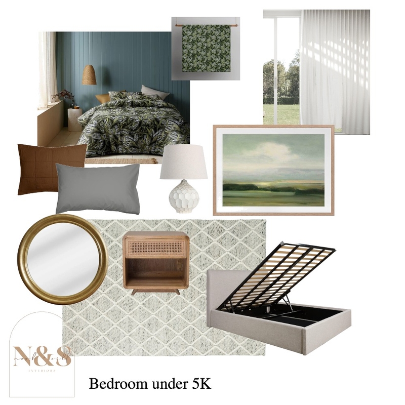 Bedroom Under 5K Mood Board by Christina Gomersall on Style Sourcebook