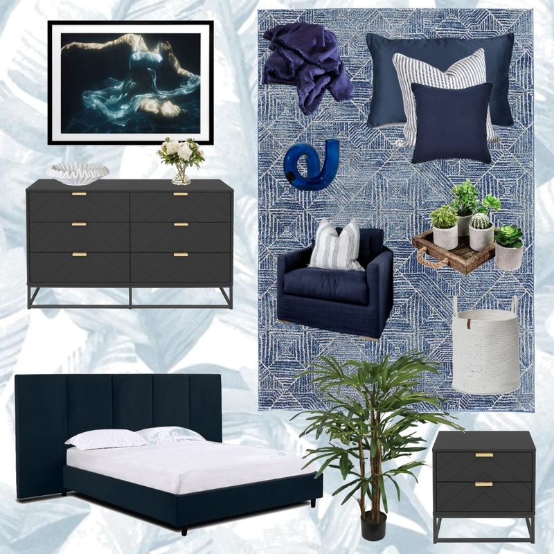 BEDROOM BLUE Mood Board by Tailem on Style Sourcebook