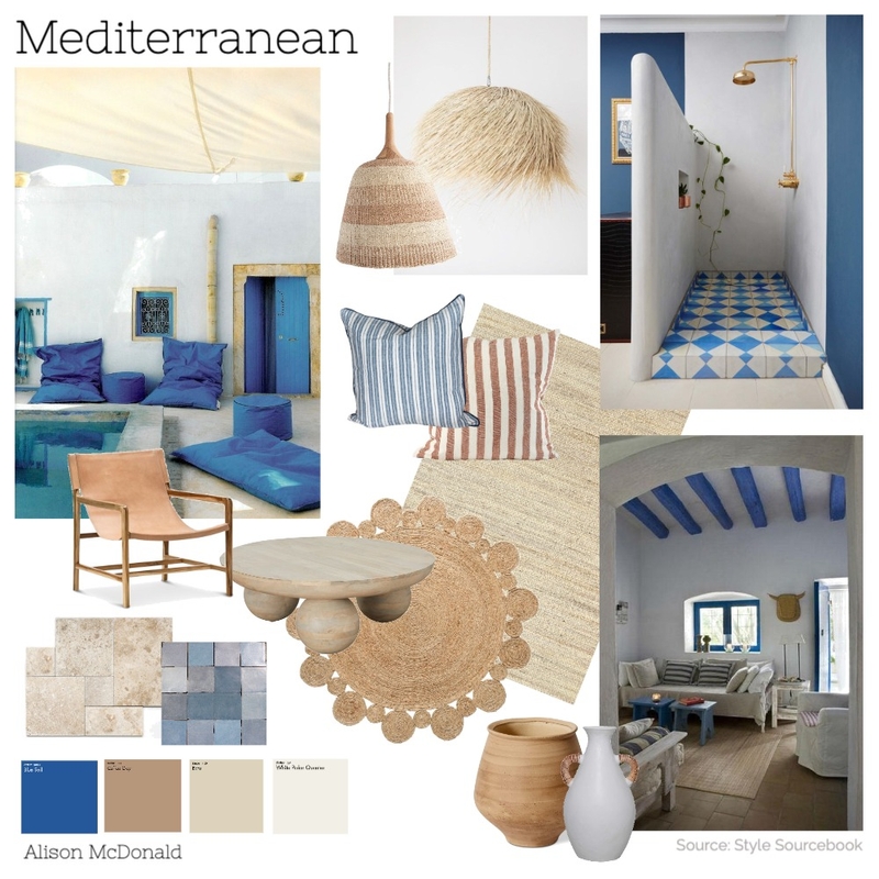 Mediterranean Mood Board by Alimac5470 on Style Sourcebook