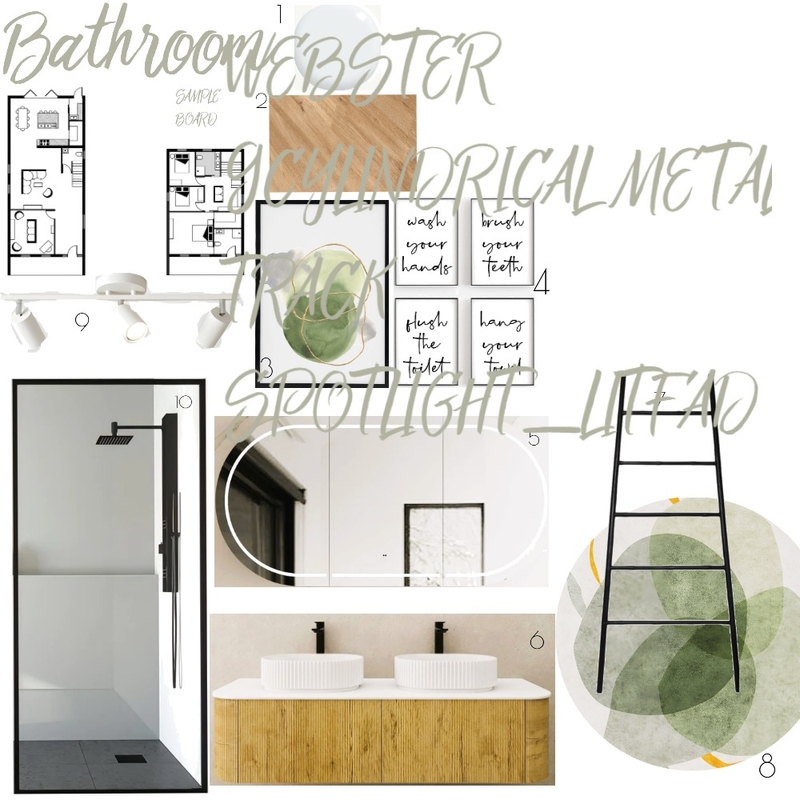 REV.6_Bathroom Sample board_ Mood Board by manu' on Style Sourcebook