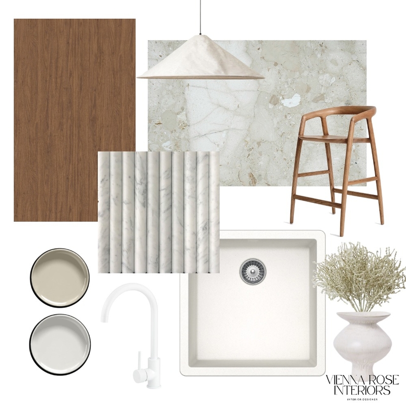 MCM Kitchen Mood Board by Vienna Rose Interiors on Style Sourcebook
