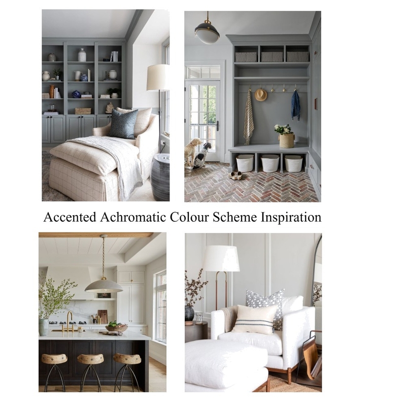 Accented Achromatic Colour Scheme Mood Board by MarnieDickson on Style Sourcebook