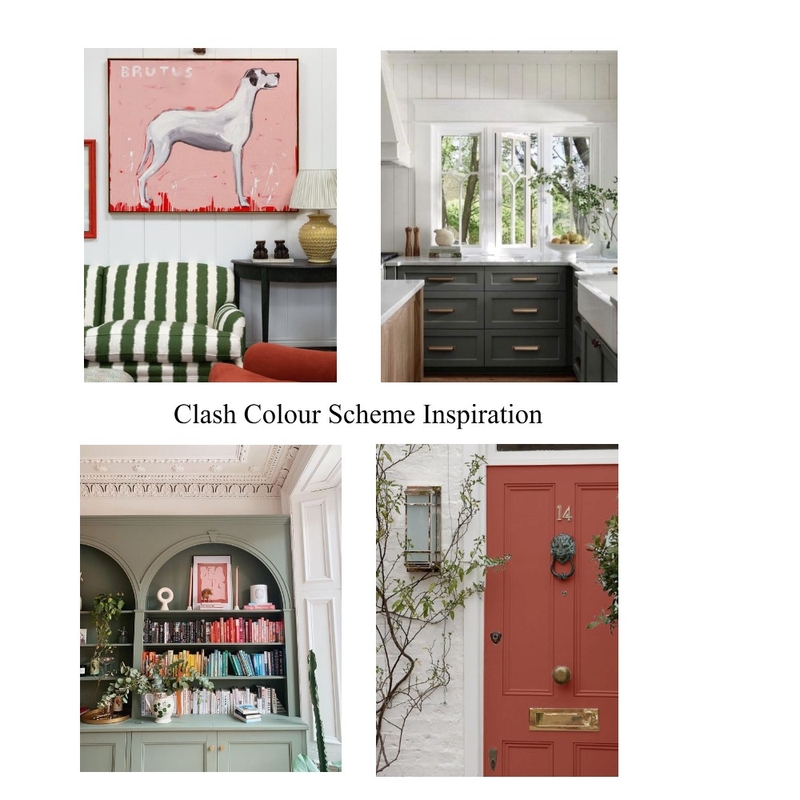 Clash Colour Scheme Inspiration Mood Board by MarnieDickson on Style Sourcebook