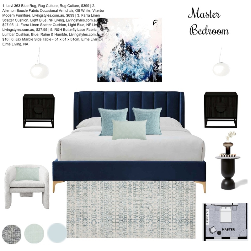 Bedroom v5 Mood Board by Efi Papasavva on Style Sourcebook