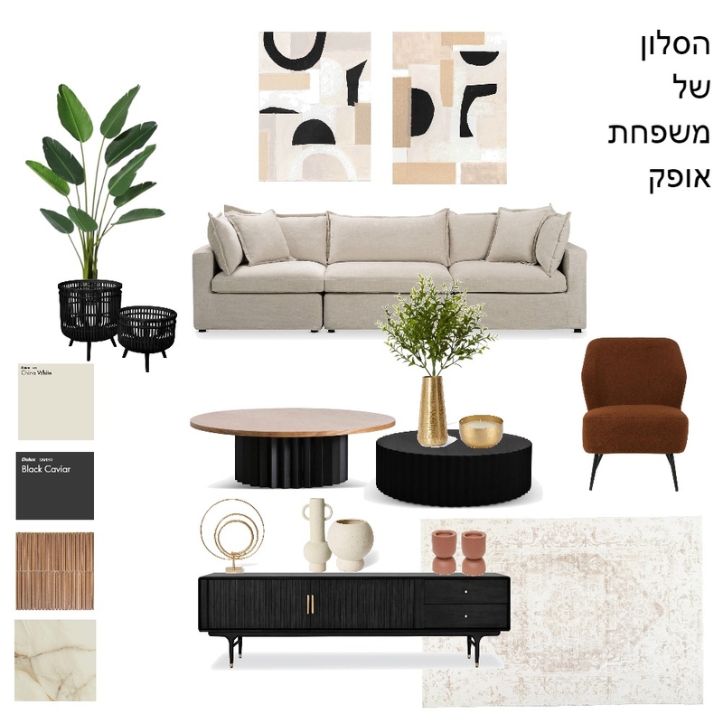 הסלון של משפחת אופק Mood Board by meital fridman on Style Sourcebook