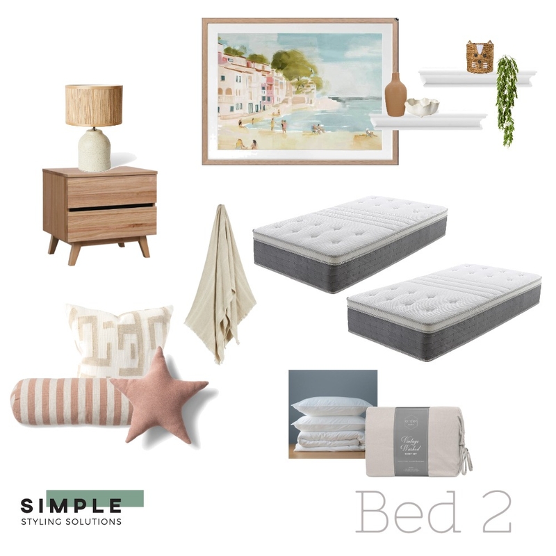 Airbnb - Bed 2 Mood Board by Simplestyling on Style Sourcebook