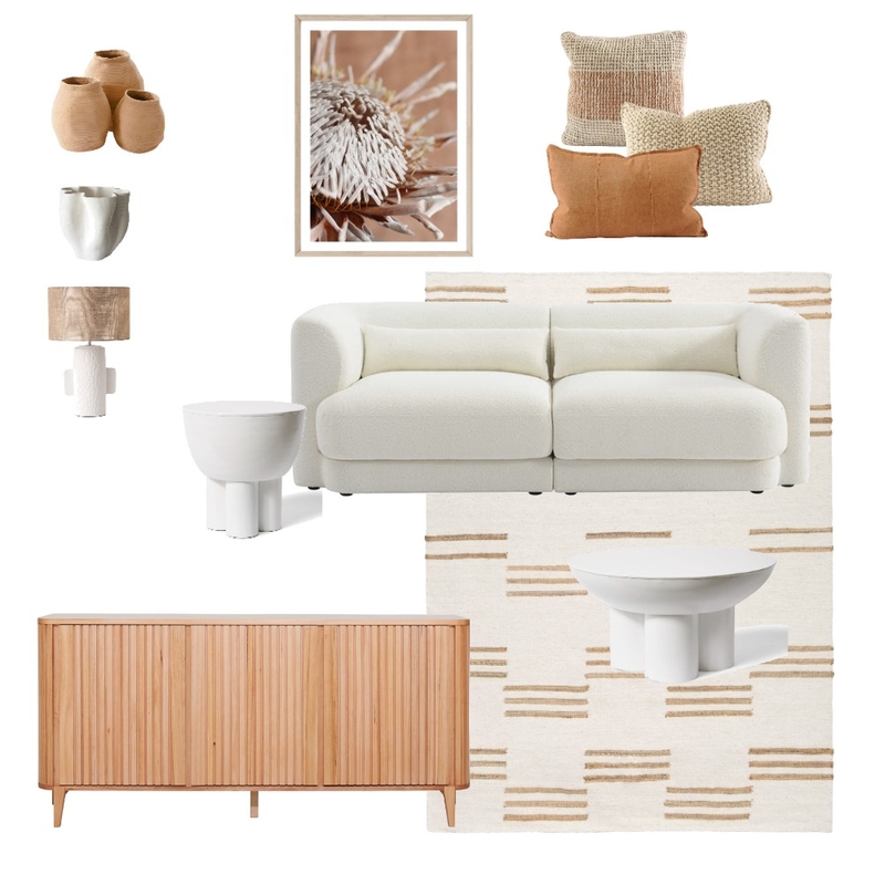 Neutral Living Mood Board by envisual design on Style Sourcebook