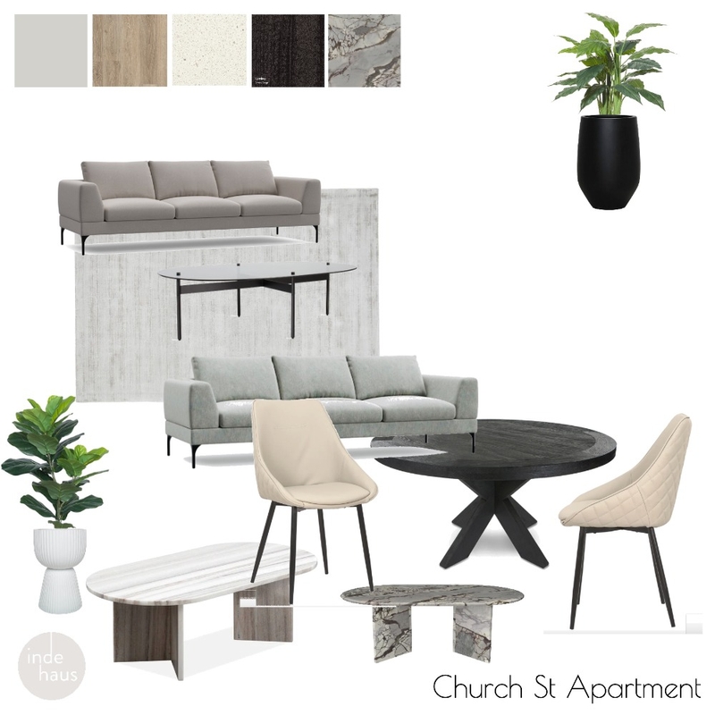 Church St Apartment - Beige Mood Board by indi haus on Style Sourcebook