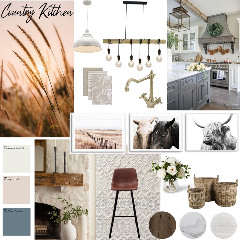 Country Mood Board Mood Board by Faith Designs on Style Sourcebook
