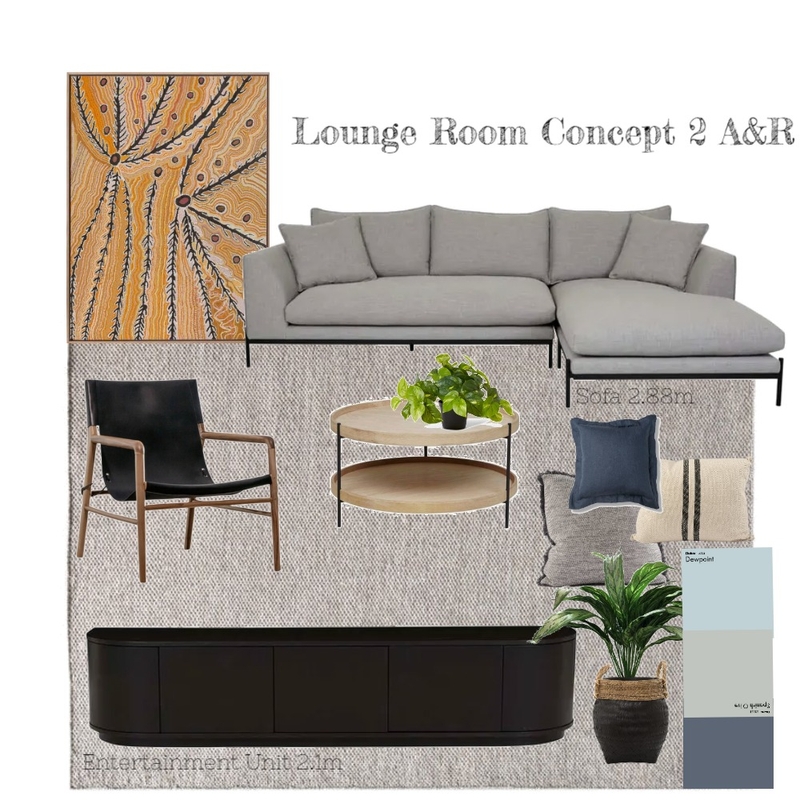 A&R Lounge Room 2 Mood Board by Lisa Crema Interiors and Styling on Style Sourcebook