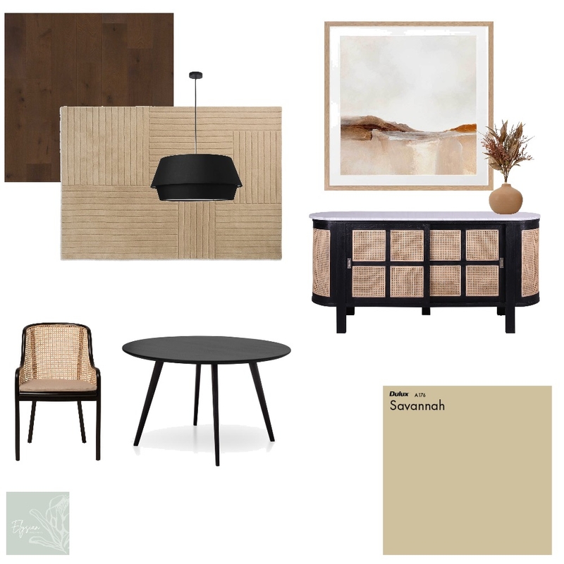 Dining room Mood Board by Elysian Interiors on Style Sourcebook