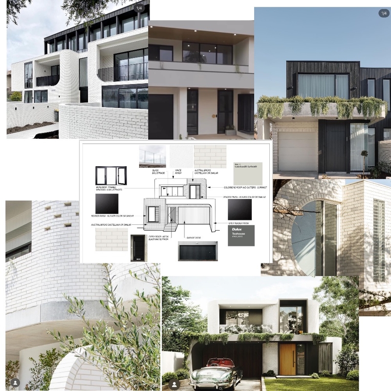White facade Mood Board by Ngoc Han on Style Sourcebook