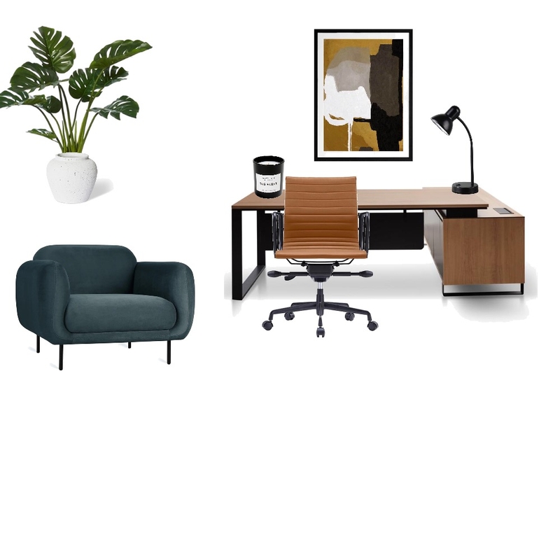 Men Work Space Mood Board by undefined on Style Sourcebook