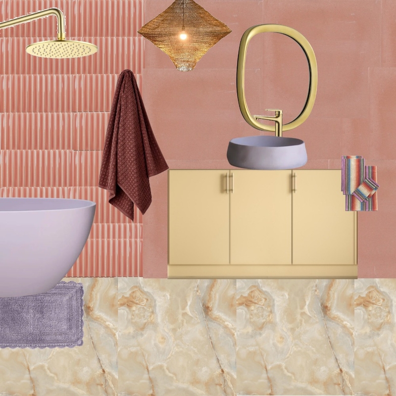 Bath - Peach & Lilac Mood Board by dl2407 on Style Sourcebook