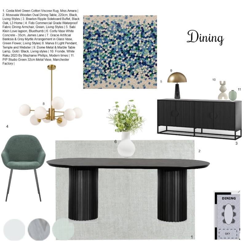 dining room final v2 Mood Board by Efi Papasavva on Style Sourcebook