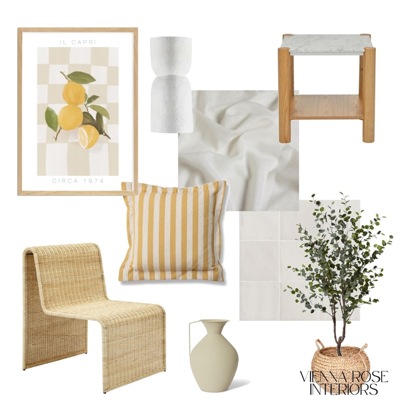Limoncello Living Mood Board by Vienna Rose Interiors on Style Sourcebook