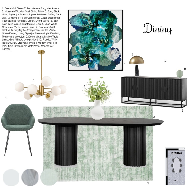 dining room final v3 Mood Board by Efi Papasavva on Style Sourcebook