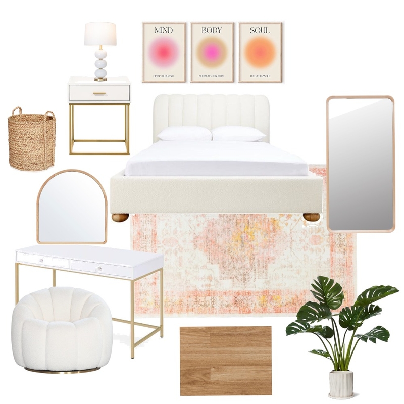 bedroom makeover Mood Board by s109473 on Style Sourcebook