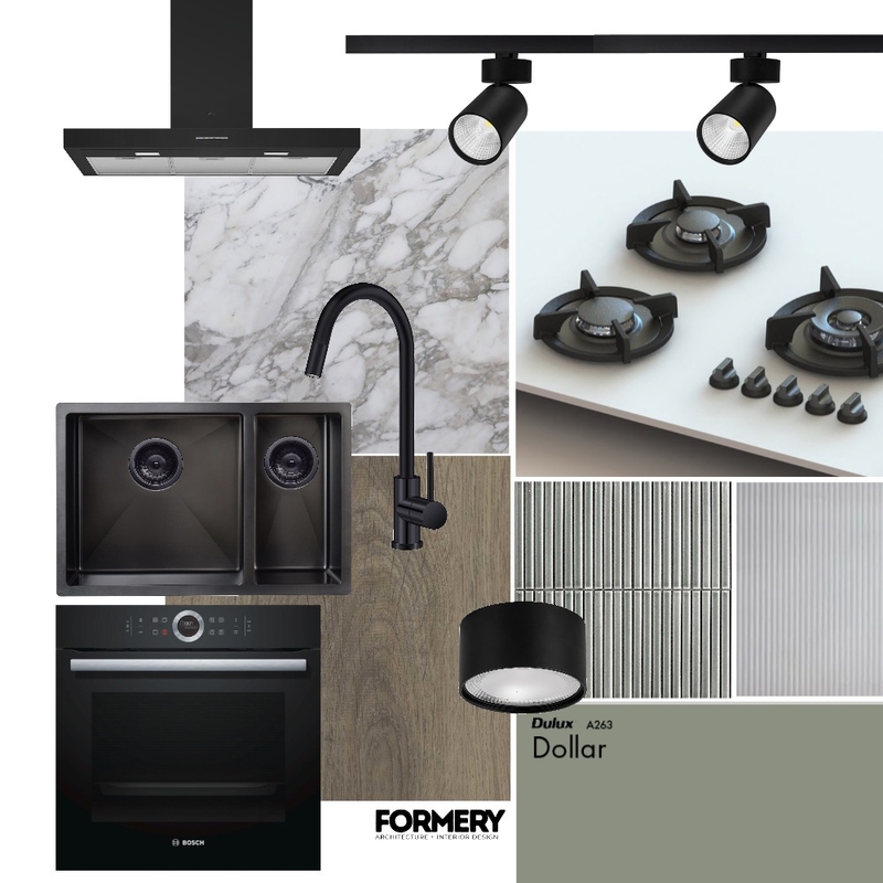 DARK KITCHEN CONCEPT Mood Board by Formery | Architect & Interior Designer Melbourne on Style Sourcebook