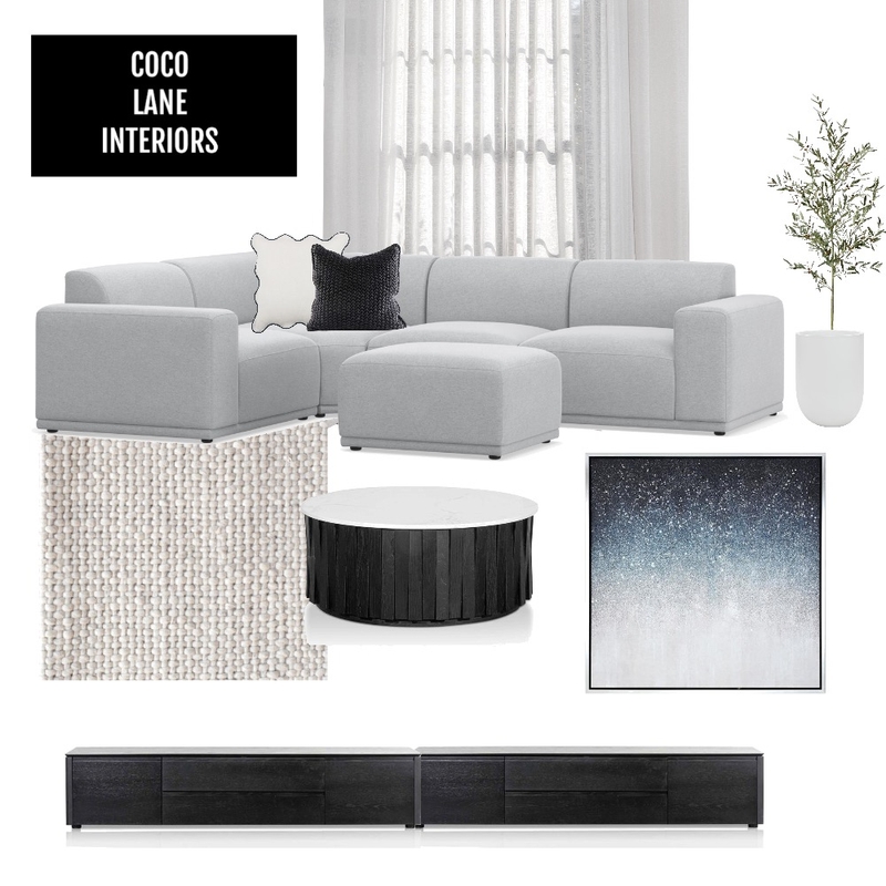 South Perth Lounge Room Mood Board by CocoLane Interiors on Style Sourcebook
