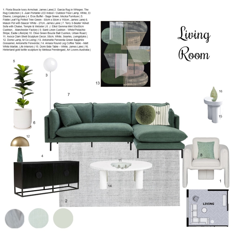 living second room Mood Board by Efi Papasavva on Style Sourcebook