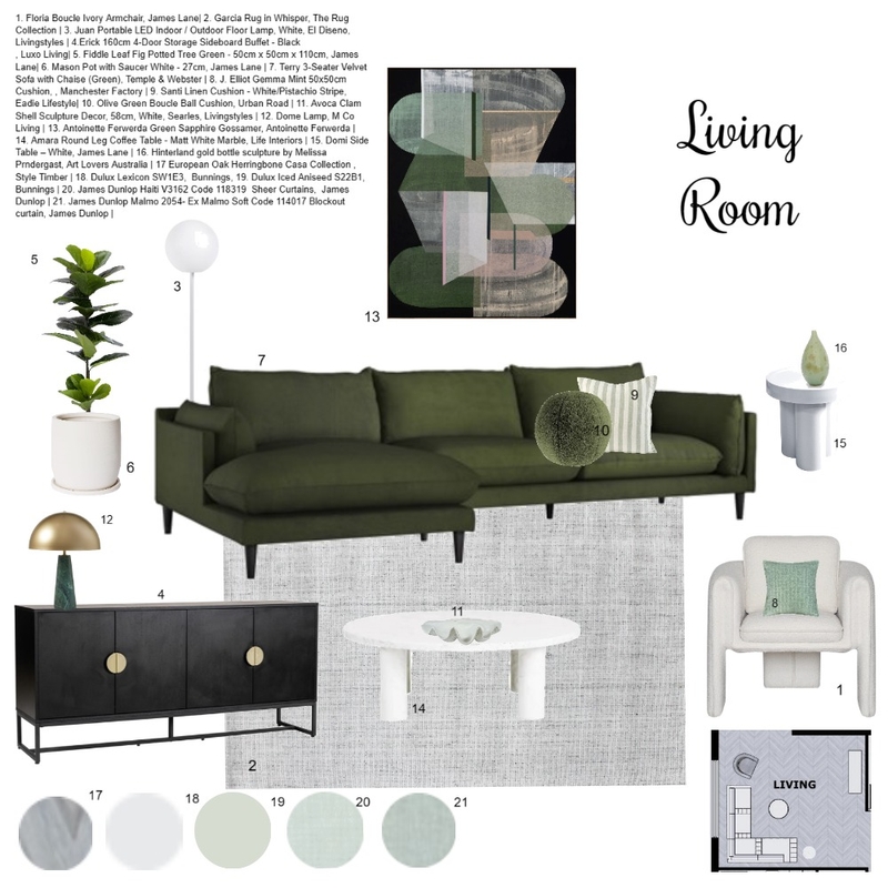 living  final v2 Mood Board by Efi Papasavva on Style Sourcebook