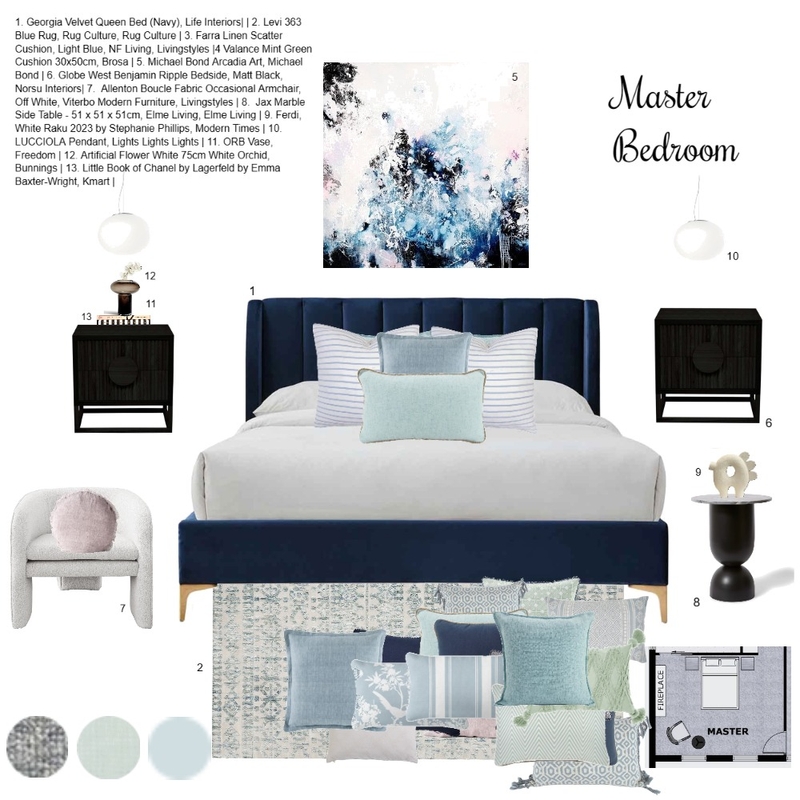 Bedroom final v2 draft Mood Board by Efi Papasavva on Style Sourcebook