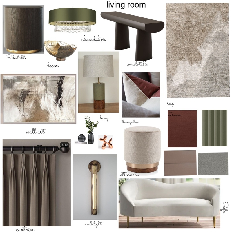 Living room mrs haziza Mood Board by Oeuvre designs on Style Sourcebook