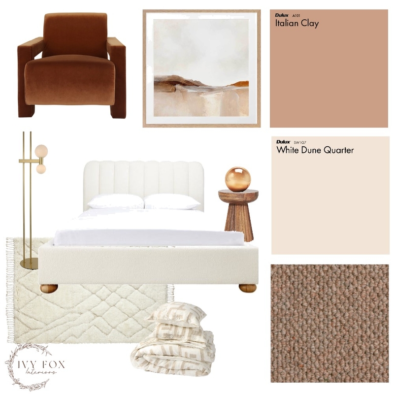 bedroom Mood Board by Ivy Fox Interiors on Style Sourcebook