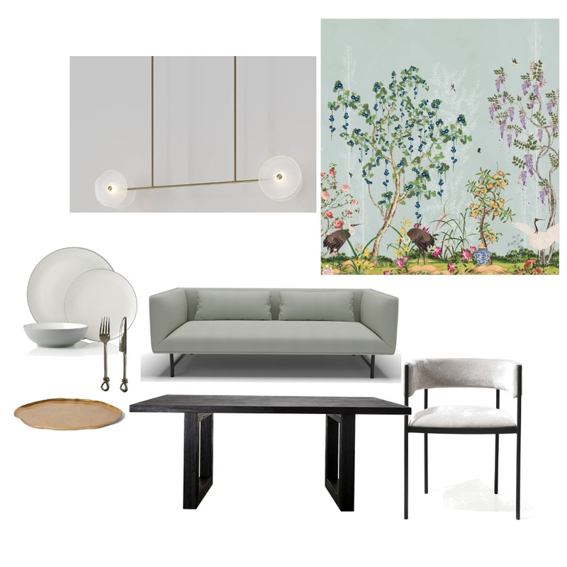 Module 9 Dining Room Mood Board by Sonu on Style Sourcebook