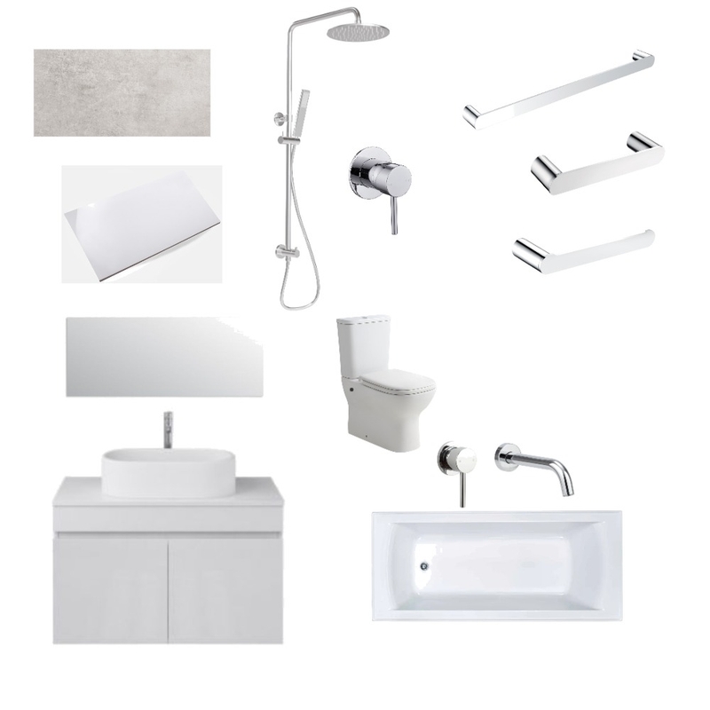 Glen Wav2 Mood Board by Hilite Bathrooms on Style Sourcebook