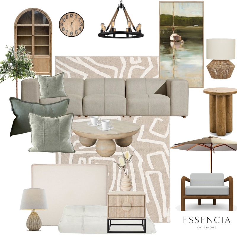 Coastal Natural Home Mood Board by Essencia Interiors on Style Sourcebook