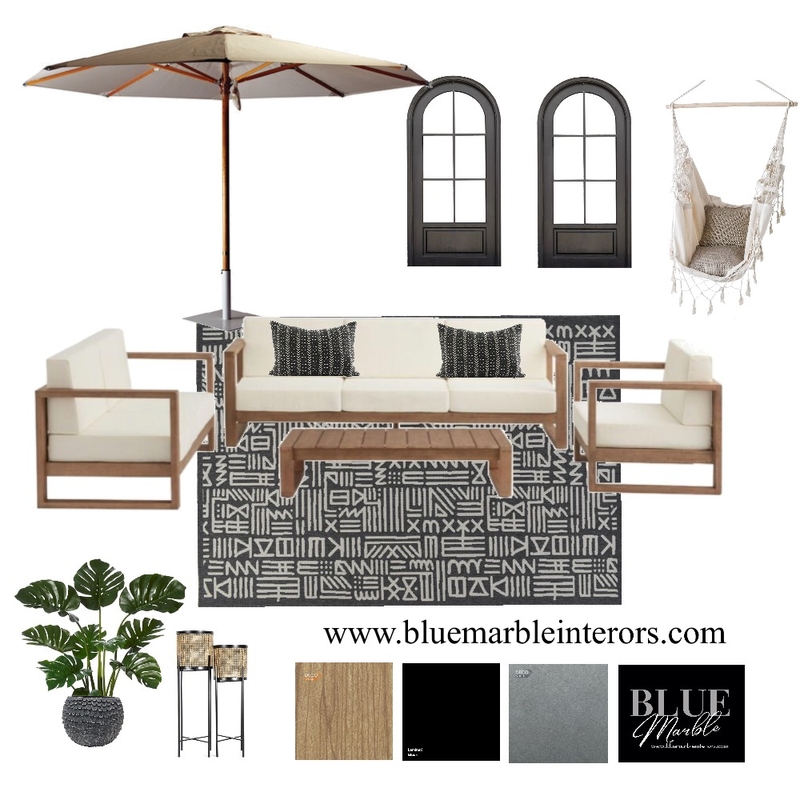 Patio Black and wood Mood Board by Blue Marble Interiors on Style Sourcebook
