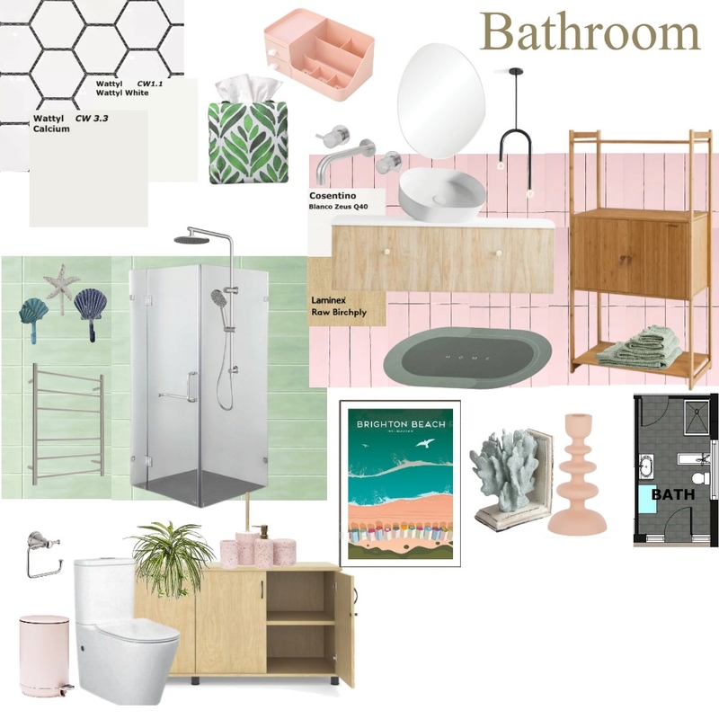 Bathroom Mood Board by rauminteriors on Style Sourcebook