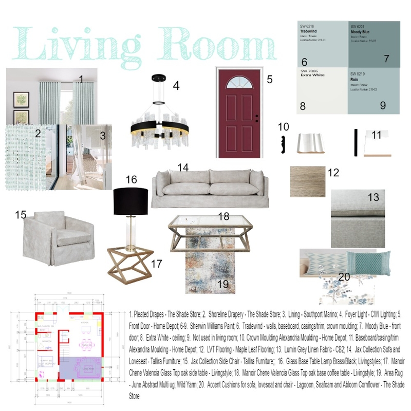 Living Room Mood Board by zrm29 on Style Sourcebook