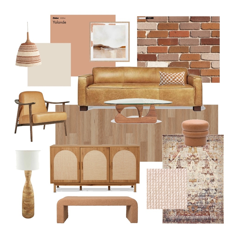 LIVING - WARM TONES2 Mood Board by Komaha Interior Design on Style Sourcebook