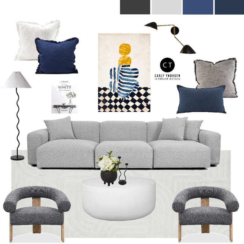 Living B&W P0224 Mood Board by Carly Thorsen Interior Design on Style Sourcebook