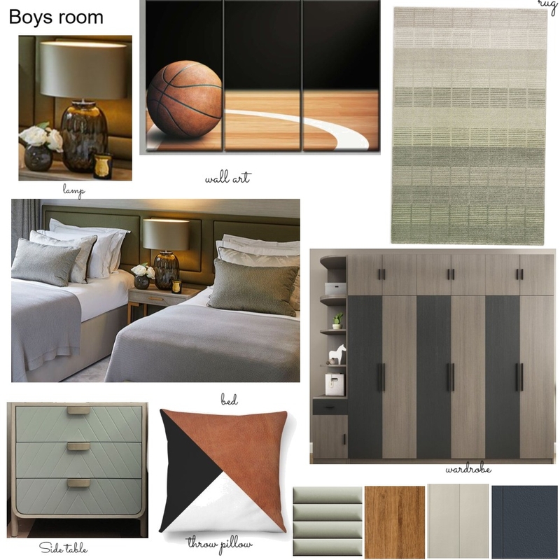 hadiza boy's bedroom Mood Board by Oeuvre designs on Style Sourcebook
