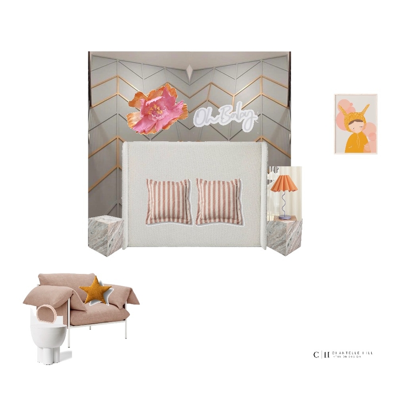 Florence Bedroom Mood Board by Chantelle Hill Interiors on Style Sourcebook