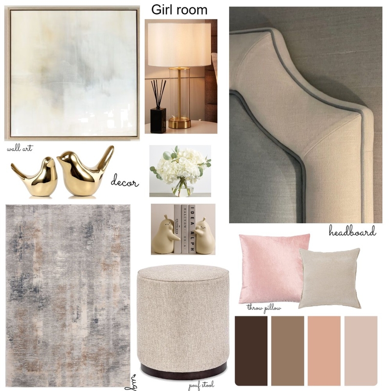 Obuse girl room Mood Board by Oeuvre designs on Style Sourcebook