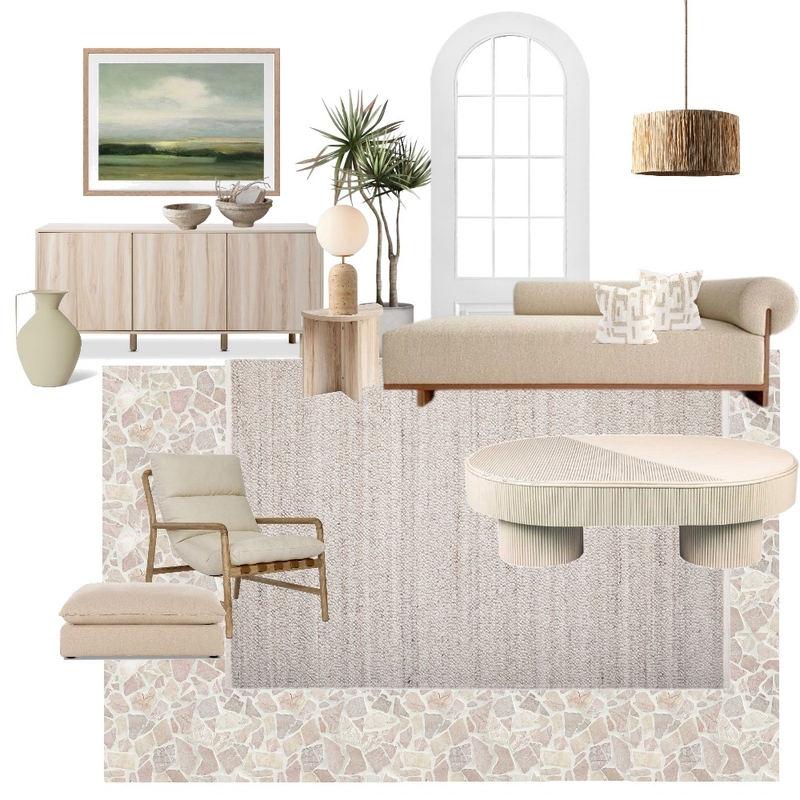 Boucle Natural Mood Board by Rug Culture on Style Sourcebook